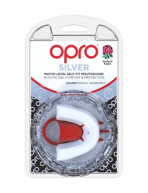 Opro Jnr Silver Match Level (Up to 10yrs) - England RFU